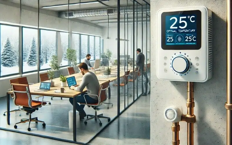 foto di un tipo di impianto termotecnico per ufficio