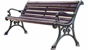 panchina in legno
