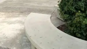 panca in cemento
